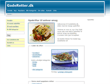 Tablet Screenshot of goderetter.dk